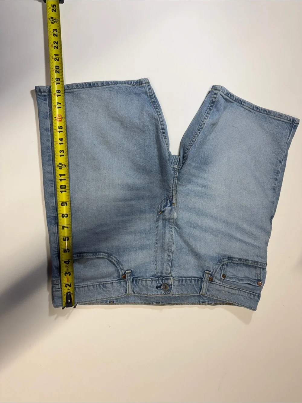Levi's Light‎ Blue Denim with Contrast Topstitching Shorts